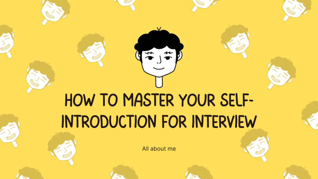 Self-Introduction