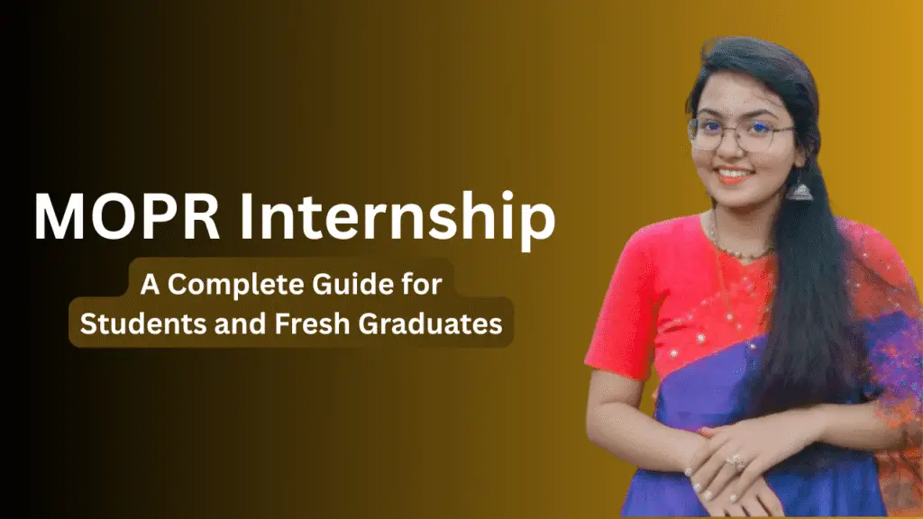 MoPR Internship 2025